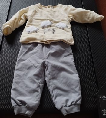 Ensemble jaune et gris