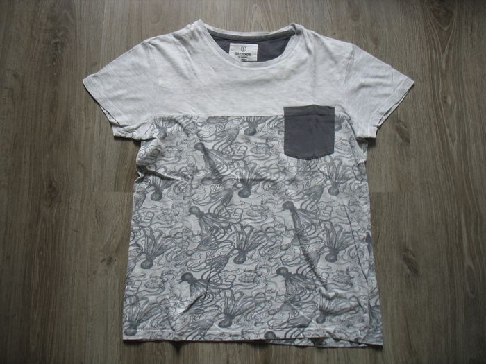 TEE SHIRT MC GRIS CLAIR "BIZZBEE" - TAILLE XS - n°08