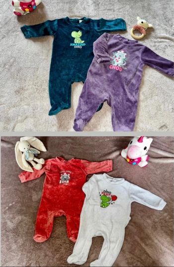 Lot pyjama taille 3mois