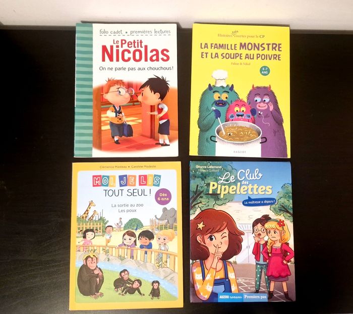 Lot de 4 livres - Niveau CP