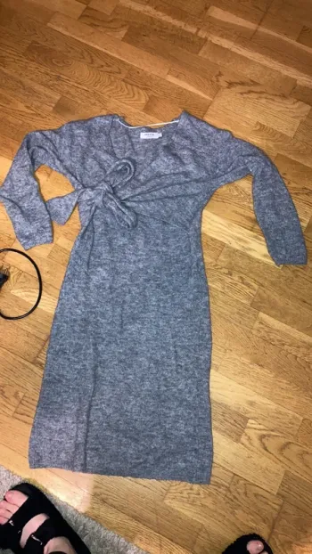 Robe midi en laine