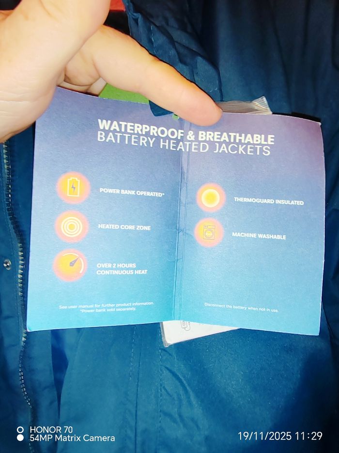 Parka chauffante impermeable et chaude - photo numéro 6