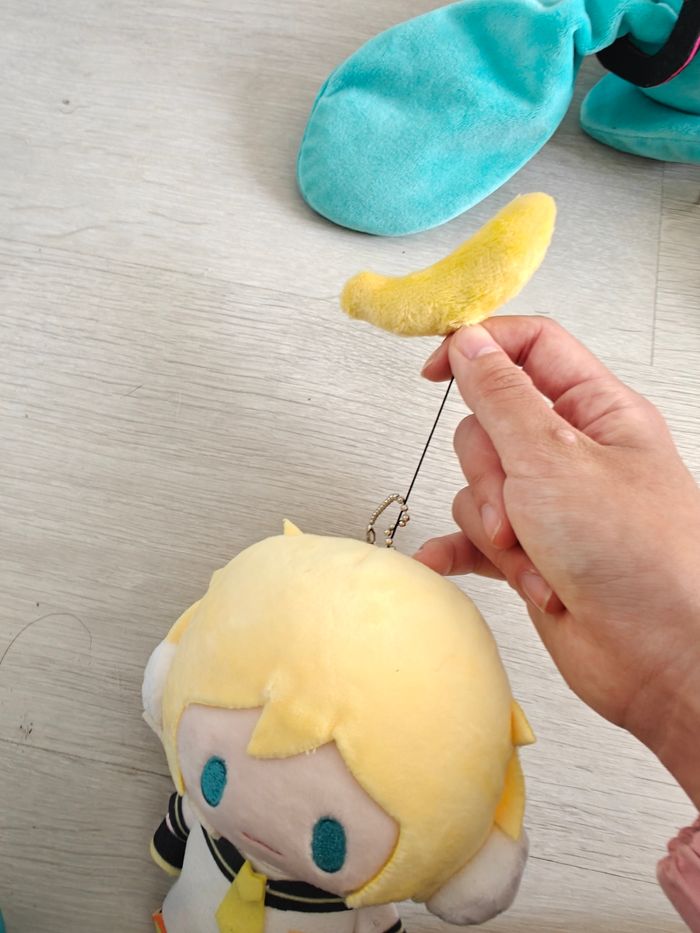 Lot 3 Peluches Vocaloid hatsune miku kagamine Rin et  Len - photo numéro 2