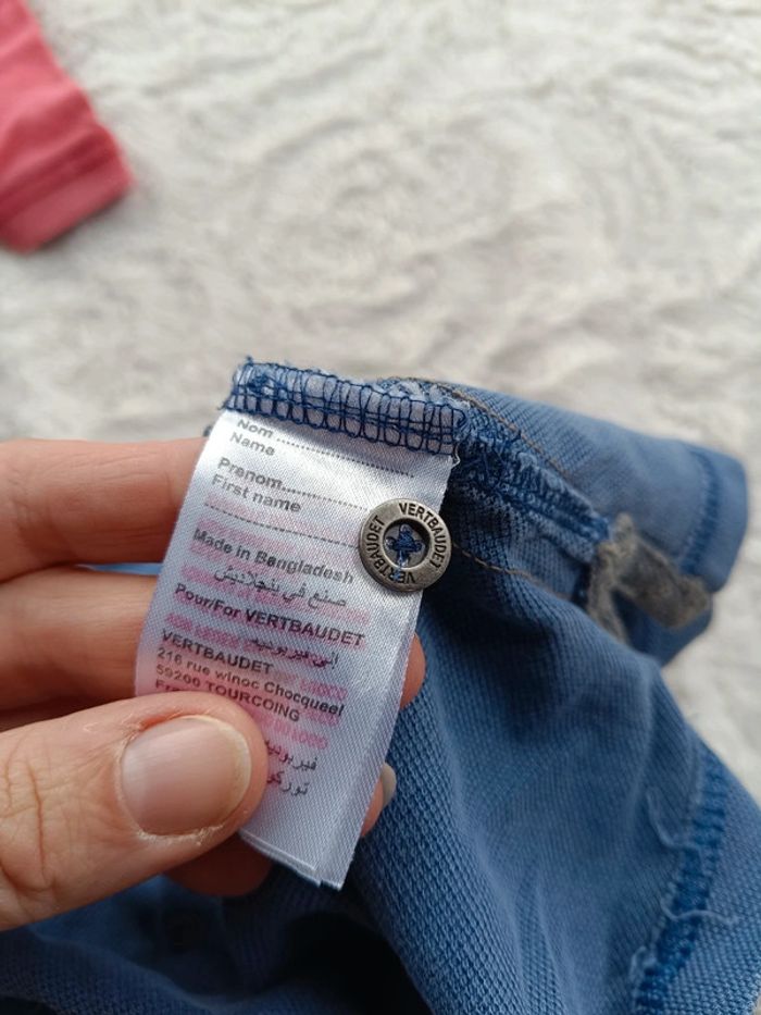 Lot de 2 polos manches courtes Garçon 4 ans Amérique Vertbaudet 100% coton - photo numéro 15