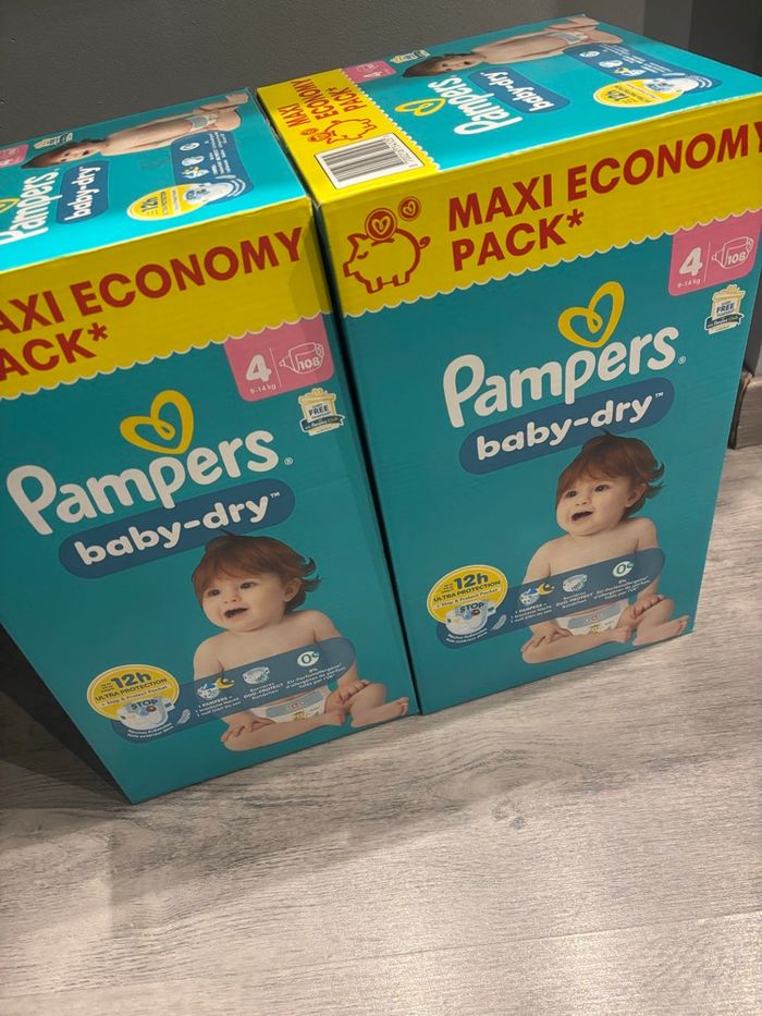 Pampers T4 baby dry lot de 2