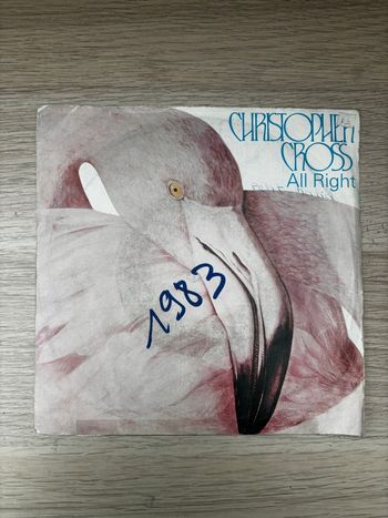Vinyle 45 tours Christopher Cross All right