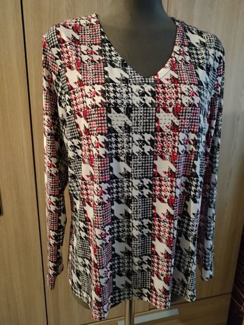 T-shirt femme manches longues taille 52