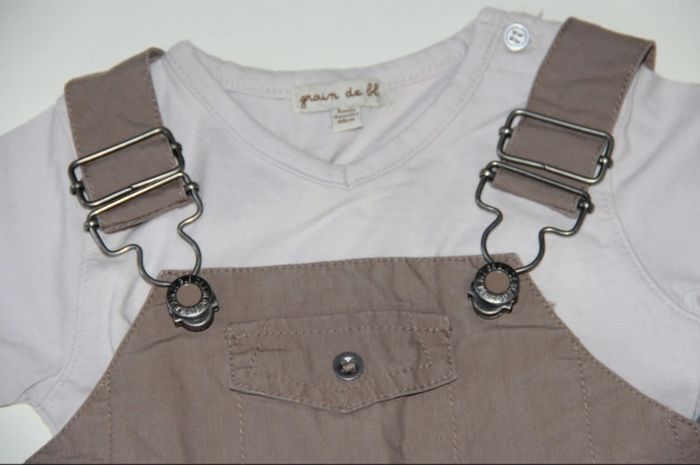 Lot 3 mois shorts salopettes tee-shirts - photo numéro 7