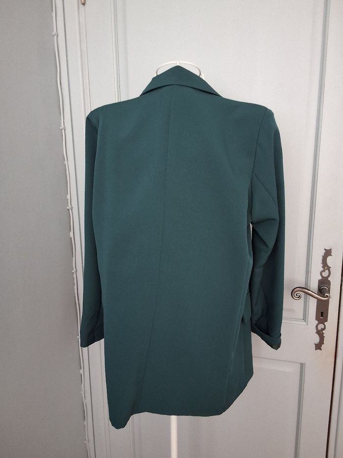 Veste élégante,  couleur vert canard - photo numéro 4