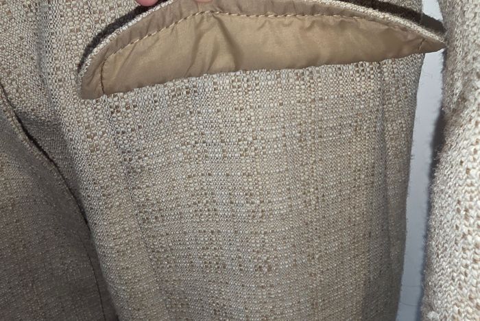 Blazer longe beige/crème claude havrey 40 - photo numéro 3