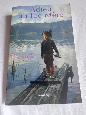 Livre titre Adieu au lac mère