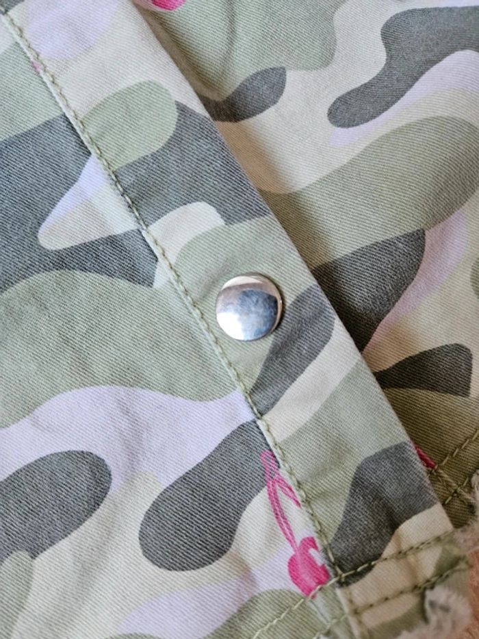 Veste militaire cerises lefties 2/3 ans - photo numéro 5