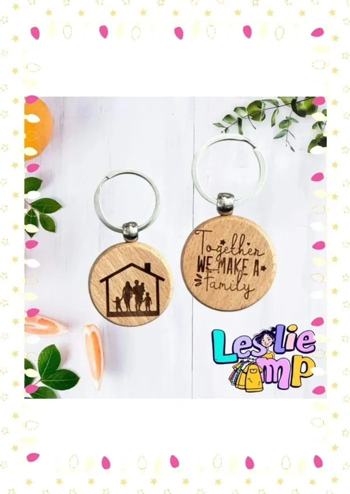 Porte clé famille