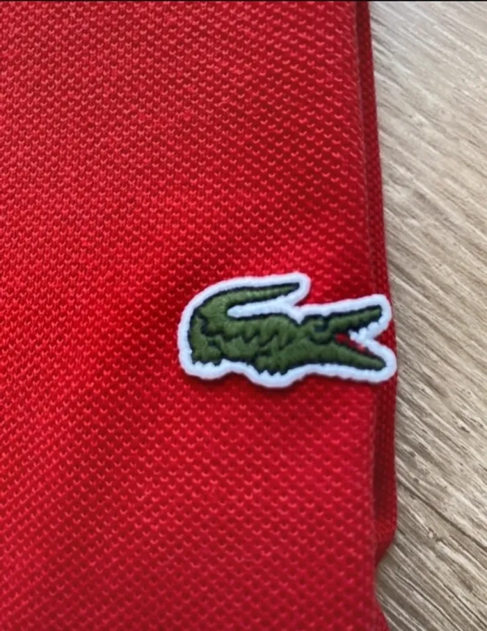 Polo Lacoste rouge - photo numéro 2