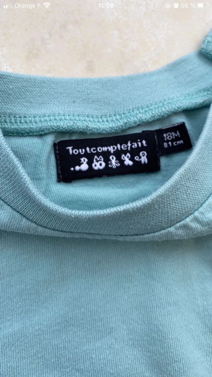 Lot 4 tee-shirts 18 mois - photo numéro 4