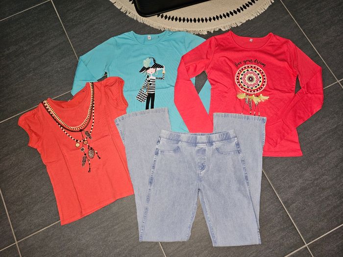 Pantalon + 3 hauts fille 12 ans