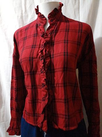 Chemises manches longues à frou frou