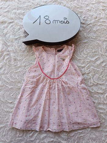 Robe Fille 18 mois Fleurs papillon Sergent major