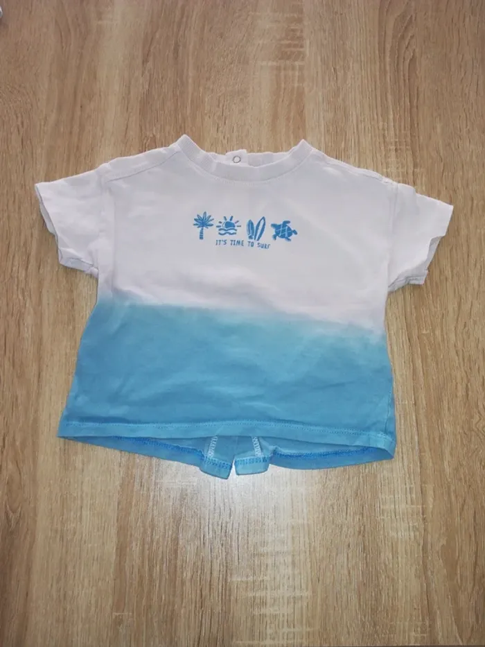 Lot de 3 tee-shirts pour l'été, garçon, en 9mois. - photo numéro 13