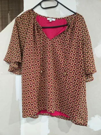 Blouse manches courtes la halle