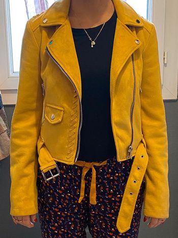 Veste style perfecto jaune C&A