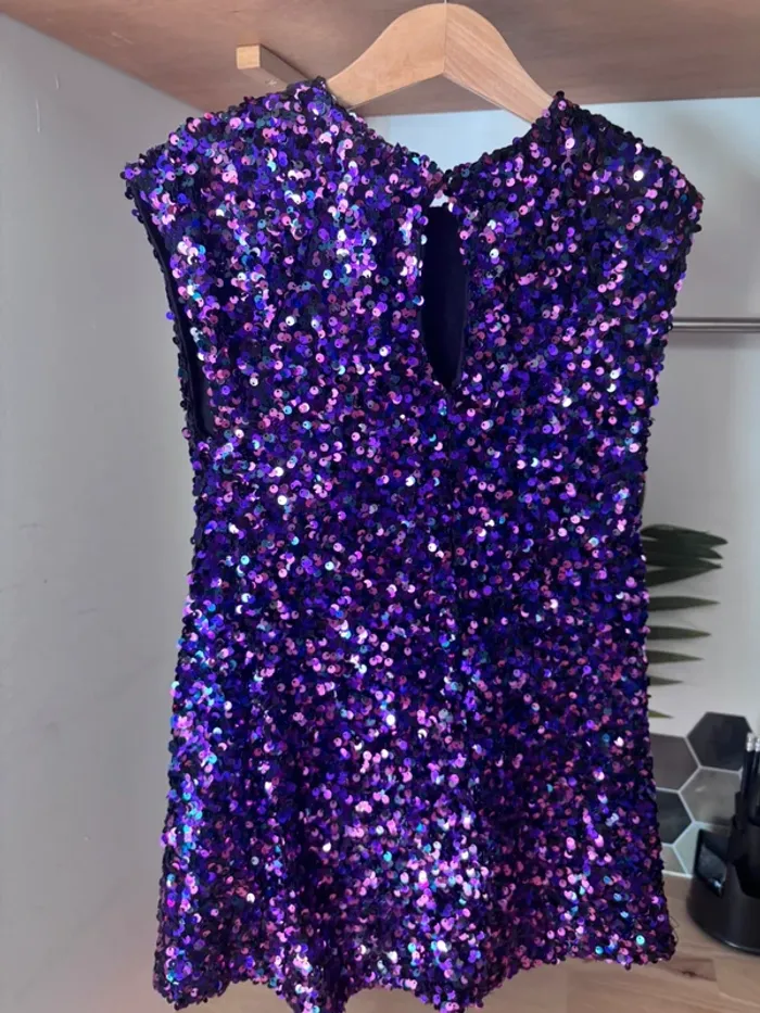 💜 Robe sequins violette • Kiabi • 6 ans 💜 - photo numéro 6