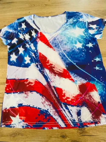 Tee-shirt  drapeau américain