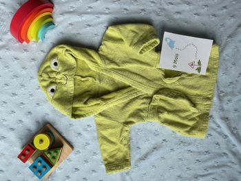 peignoir en éponge avec capuche ceinture intégrée 0/9 mois carter's vert