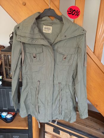 Parka kaki 38/M basic 01 denim