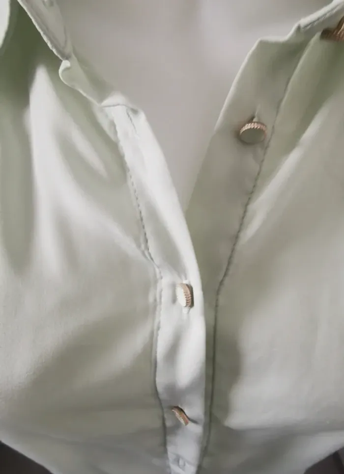 Blouse Pimkie vert d'eau taille S - photo numéro 4