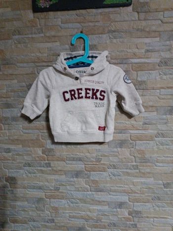 Sweat à capuche Creeks 9 à 12M