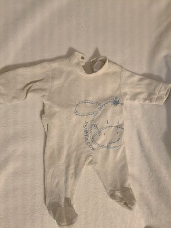 Lot 2 pyjamas naissance velours