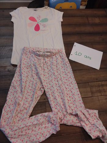 Pyjama fille léger du pareil au même 10 ans