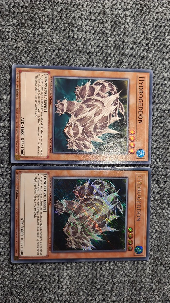 Carte Yu gi oh  - Hydrogeddon classique et holo