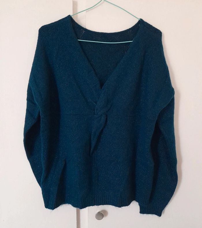 Bonobo Pull femme en col V eco-responsable idéal pour le printemps