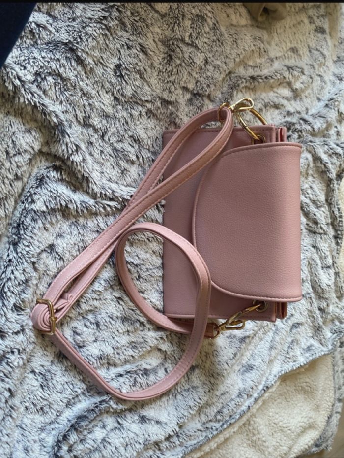 Petite saccoche rose femme - photo numéro 2