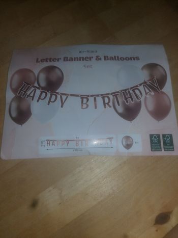 Guirlande happy birthday