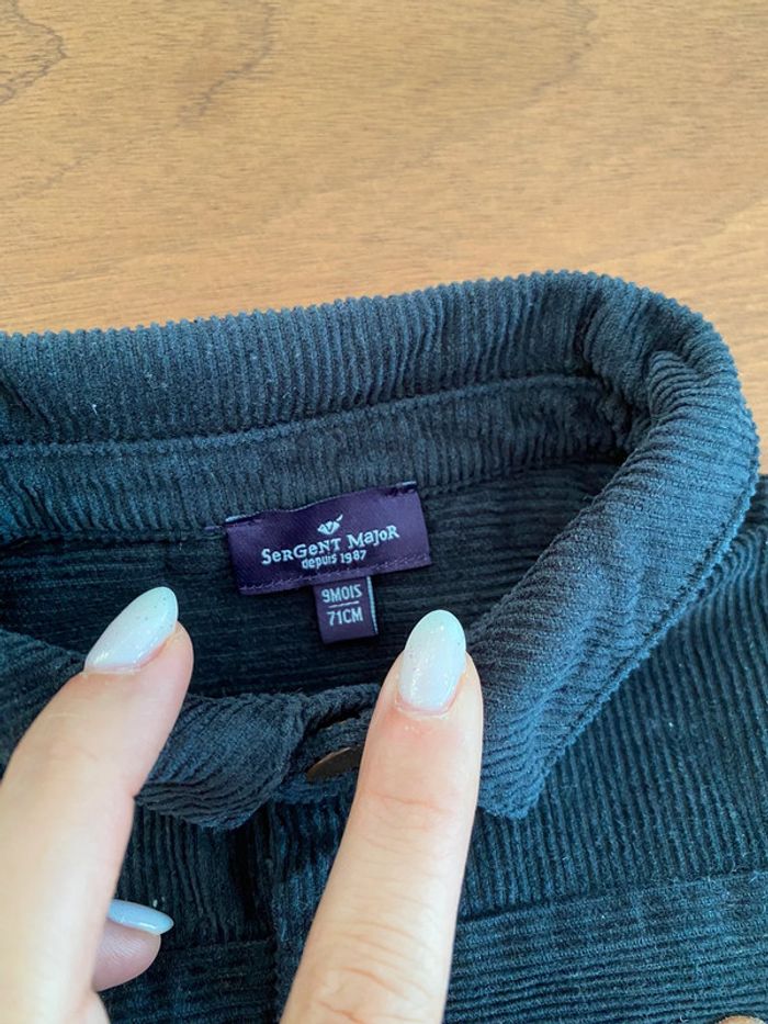 Chemise velours ourson - photo numéro 4