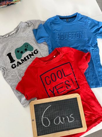 Lot 3 tee-shirts