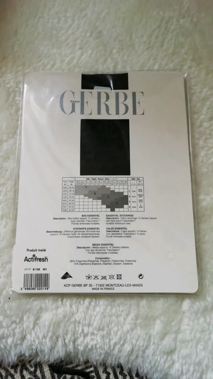 Bas jarretière Gerbe - photo numéro 2