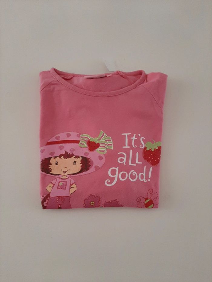T shirt manches longues Charlotte aux fraises taille 8ans - photo numéro 5