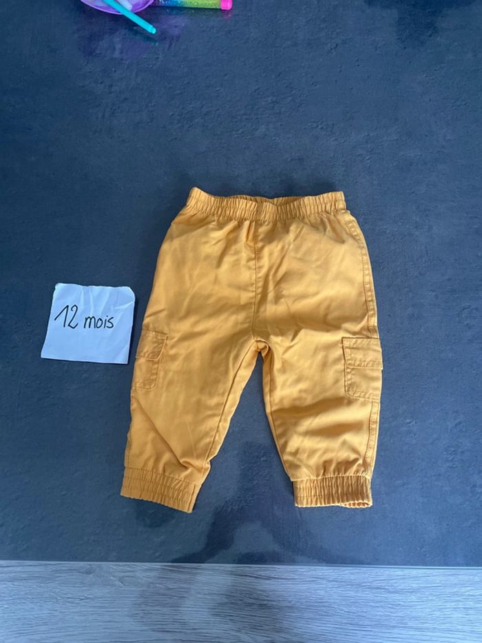 Pantalon chaud jaune 12 mois