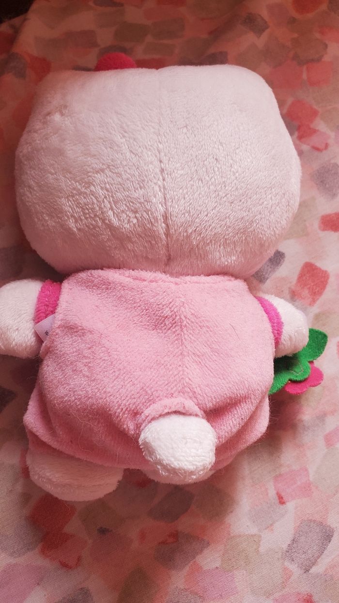 Peluche Doudou Hello Kitty Rose Bouquet De Fleurs - photo numéro 8