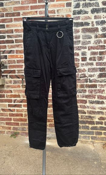 👖 Pantalon cargo noir – Bershka (Taille 32)