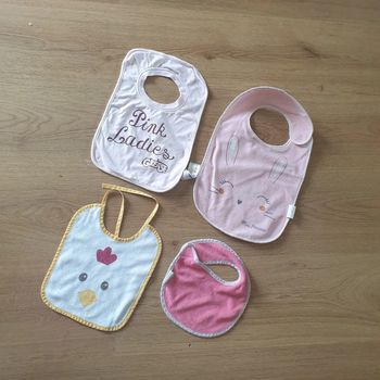 ⭐ Lot de 4 bavoirs bébé #emyfleury_accessoiresbébé