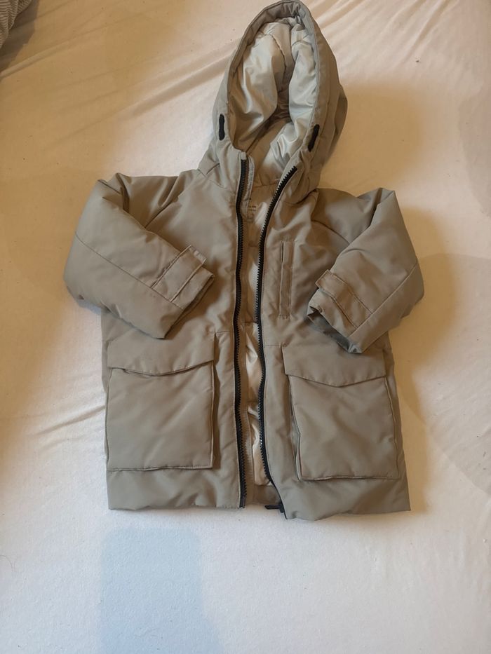Manteau hiver Zara beige 3-4 ans
