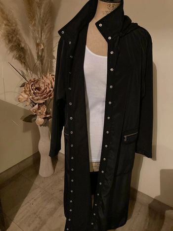 Imperméable long noir