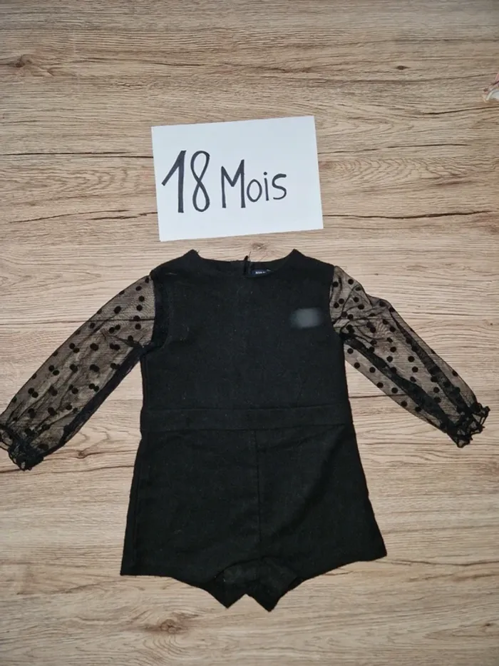 Combishort fille 18 mois