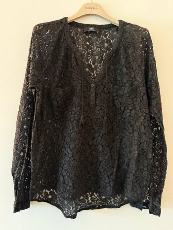 Blouse manches longues dentelle Le temps des cerises