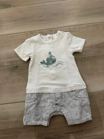 Combi short garçon